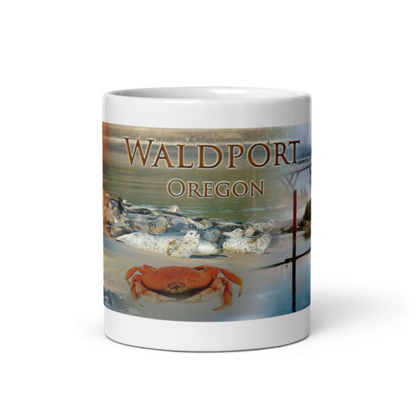 Waldport White glossy mug - Image 4