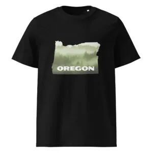 Unisex organic ribbed neck t-shirt
