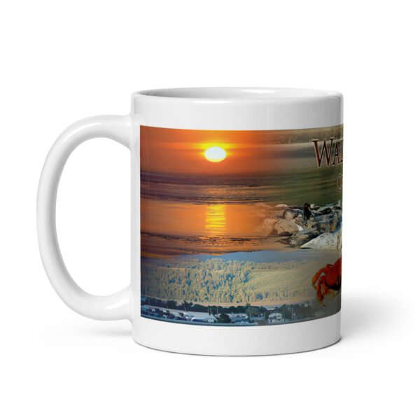 Waldport White glossy mug - Image 3