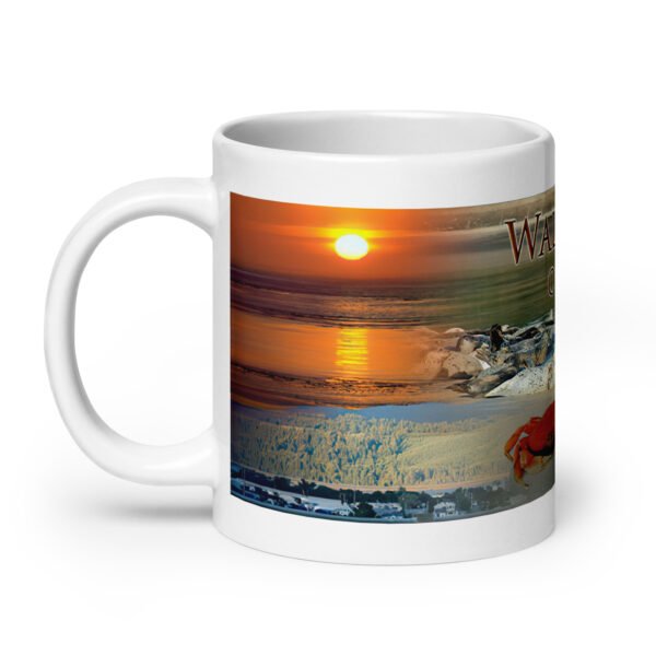 Waldport White glossy mug - Image 8