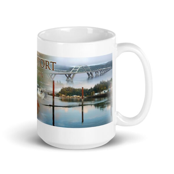 Waldport White glossy mug - Image 5