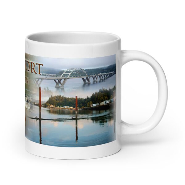 Waldport White glossy mug