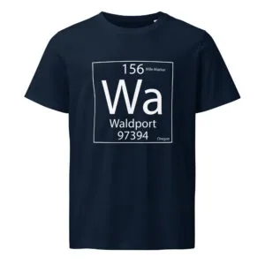 Waldport Elements Unisex organic mid-light t-shirt