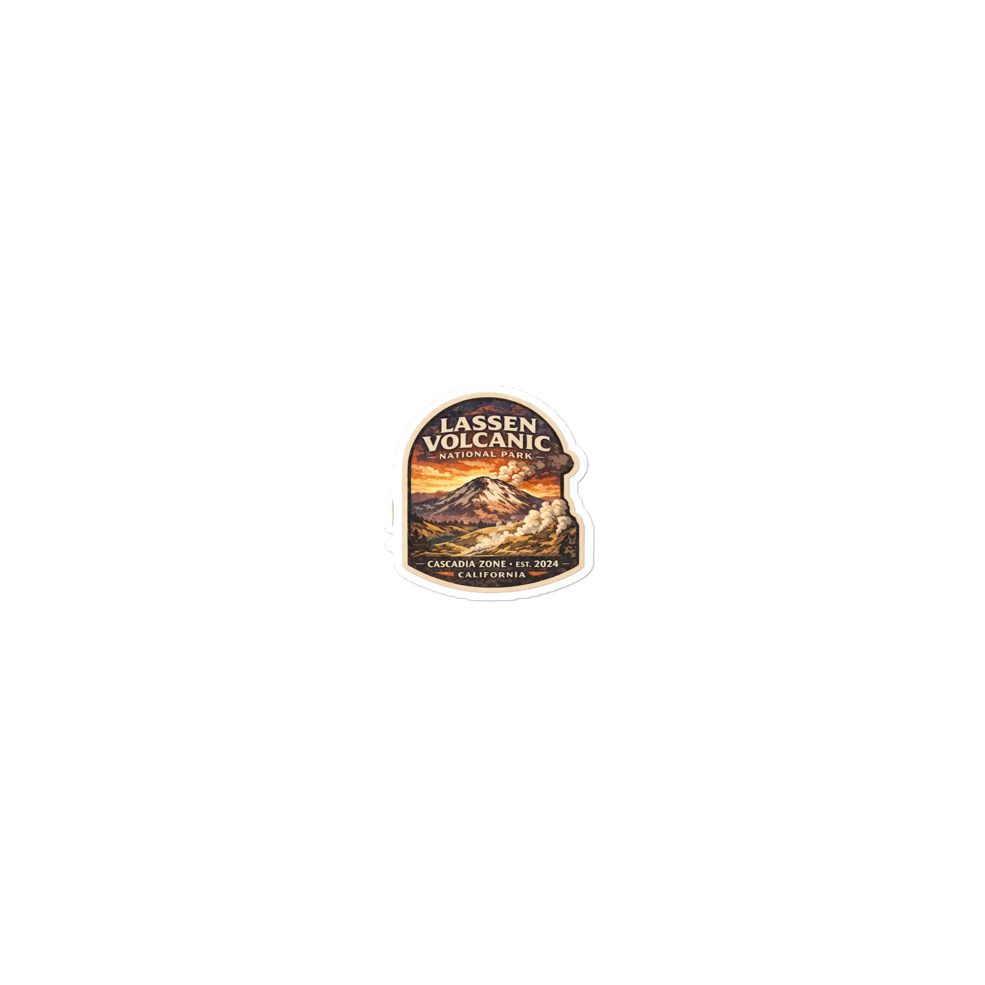 Lassen Peak Sticker - Image 3