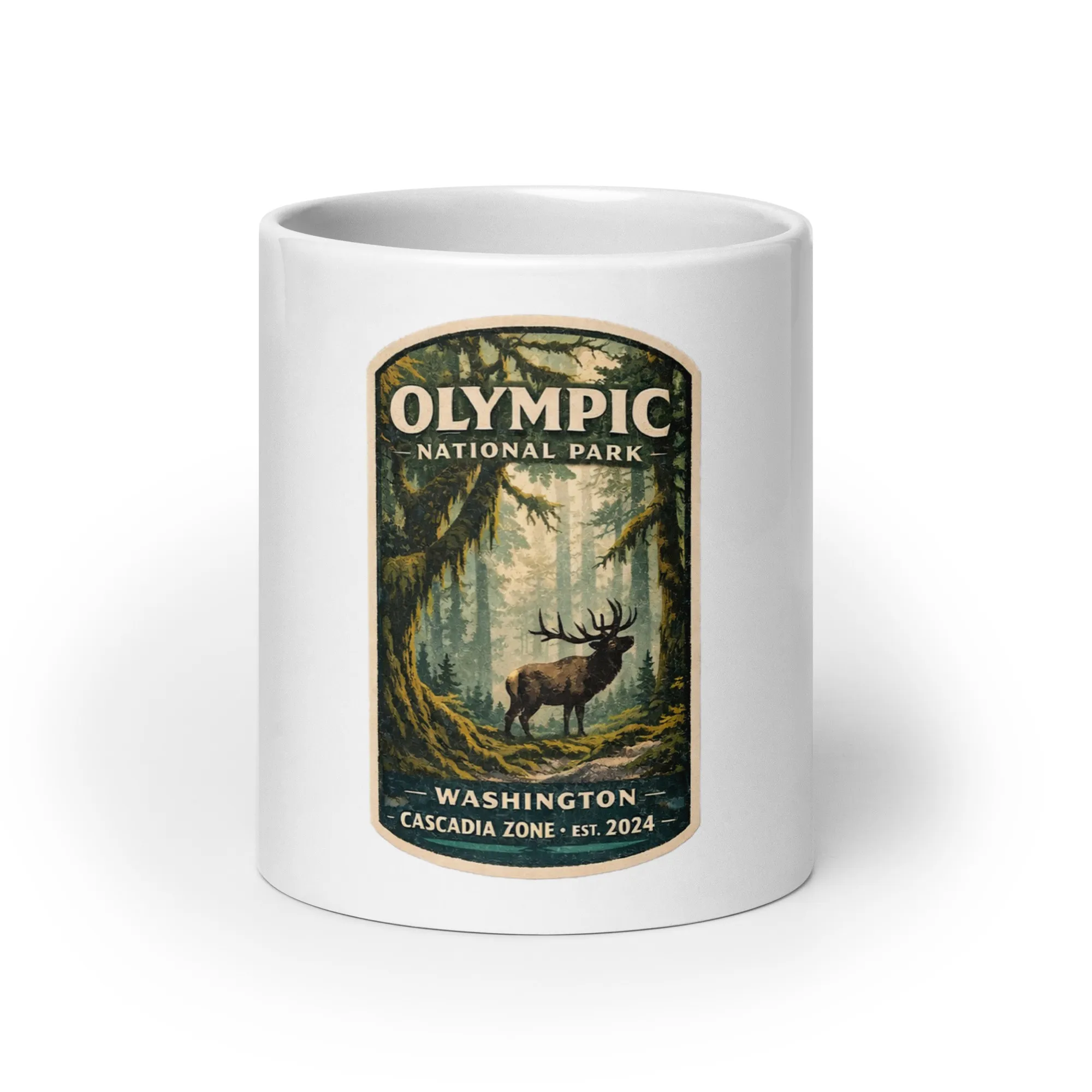 Olympic White Mug